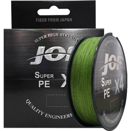 JOF500 meters 4 Weaves Multifilament Fishing Line Braided Fishing Line100% PE Line 12LB 15 20 30 40 50 60 80 100LB