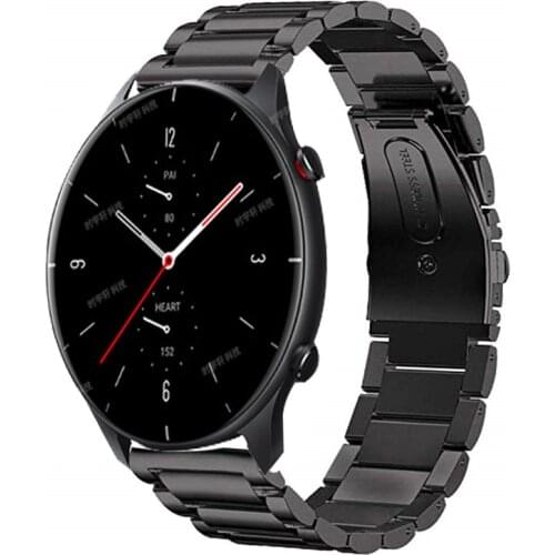 GTR 2E Metal Strap For Xiaomi Huami Amazfit GTR 47mm GTR2 Bracelet Amazfit Pace Stratos 2 2S 3 Correa GTR2E watchband
