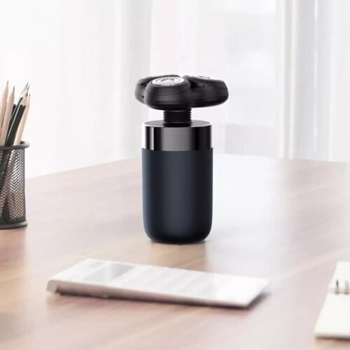 Mi Huanxing electric shaver men magnetic drive black technology three blade head rechargeable triple waterproof razor