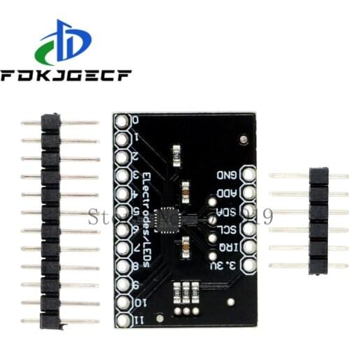 MPR121 Breakout V12 Capacitive Touch Sensor Controller Module I2C keyboard Development Board For Arduino