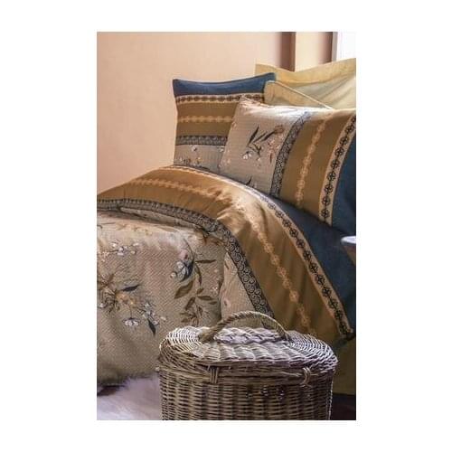 Nagoia Design 160x220cm Twin Size Double side 100% Cotton 5 PCS duvet set