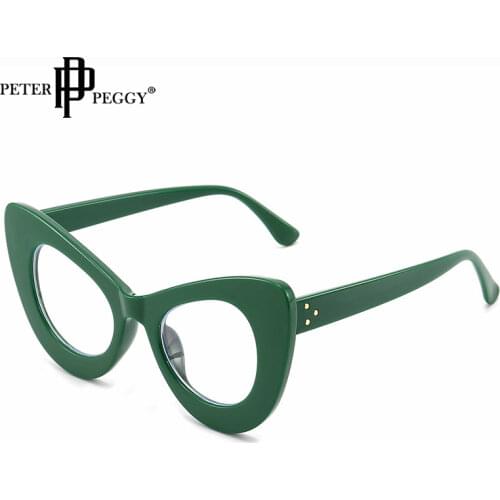 Vintage Cat Eye Glasses Women Optics Fashion Prescription Frames Men Punk Transparent Glasses Classic Retro Eyeglasses