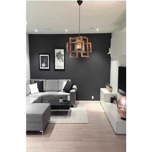 Fella Single Wooden Pendant Lamp Chandelier