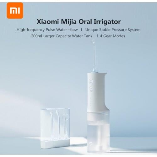 XIAOMI MIJIA MEO701 Portable Oral Irrigator Denta Irrigator Teeth Water Flosser bucal tooth Cleaner waterpulse 200ML 1400/min