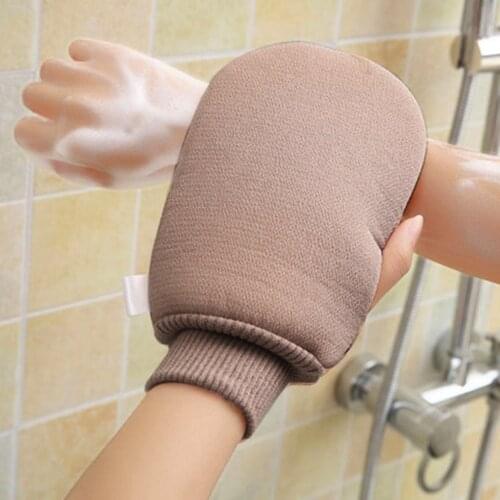 Bath Shower Gloves Showering Body Skin Exfoliating SPA Massage Soft Deep Clean Body Scrubber Glove Bath Shower Wash Skin