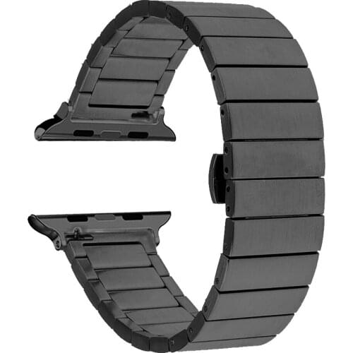 Stainless Steel Replacement Strap Link Bracelet For Apple Watch band iwatch 5/4/3/2 smart watch Accessories loop 42mm 38mm