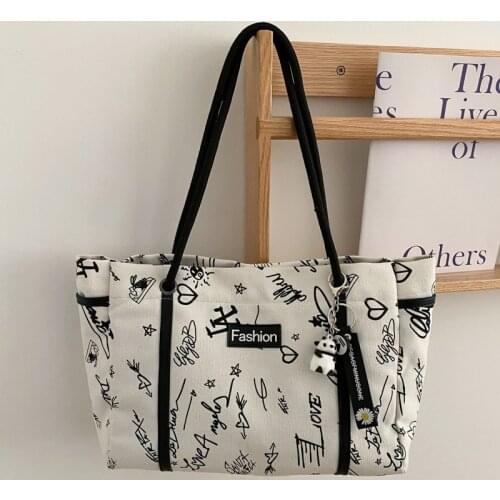 Animal Picture Large Capacity Shoulder bag Female Cow Patten Underarm bag Handbags and Purses Shopping tote bag luxury designer