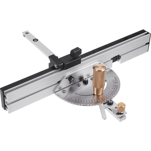 450mm 27 Angle Miter Gauge With Box Jiont Jig Track Stop Table Saw Router Miter Gauge Saw Assembly Ruler For Woodworking Tools