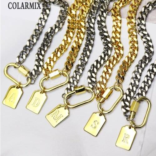 5 strands 8mm wild necklace mix link chain multi size jewelry accessories for necklace making fashion jewelry 9703