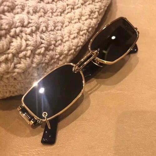Vintage Sunglasses Men 2021 New Luxury Women Sunglasses Oval Punk Glasses Fashion Eyewear UV400