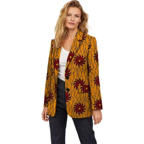 African print women blazers Ankara suit jacket dashiki coat tailor made for ladies wedding wear African outfit