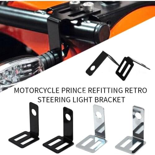 1pair Rear Mounting Lamp Holder Stable Motorcycle Accessories Stand Turn Signal Light Bracket Universal Easy Install Cycling