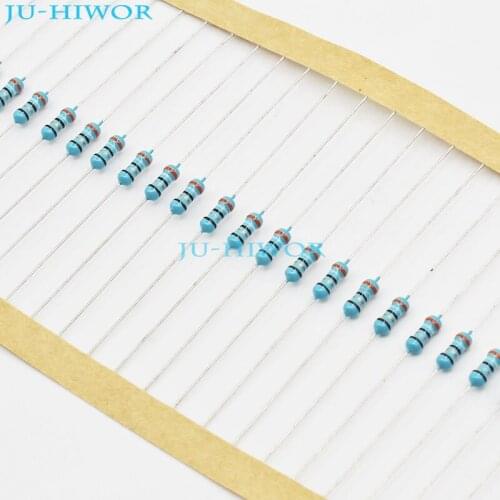 1000pcs/lot) 39 43 47 51 56 ohm ohms 1/4W Watt 0.25W 1% Metal Film Resistor Resistors