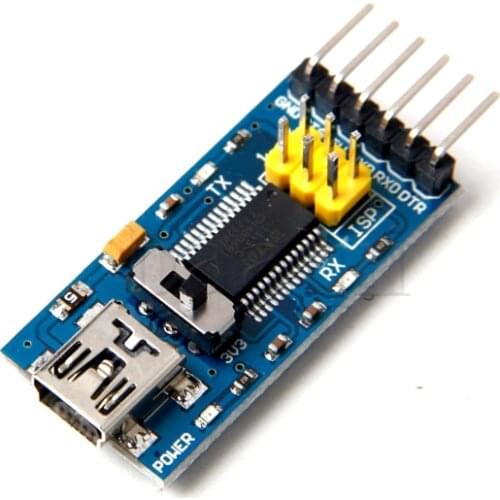 Basic Breakout Board FTDI FT232RL FT232 USB to TTL Serial Adapter Converter Switch Module for Arduino 3.3V 5V Mini USB