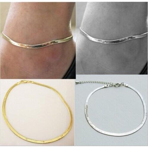 1Pc Plated Chain Ankle Bracelet Anklet Foot Jewelry Beach Jewelry