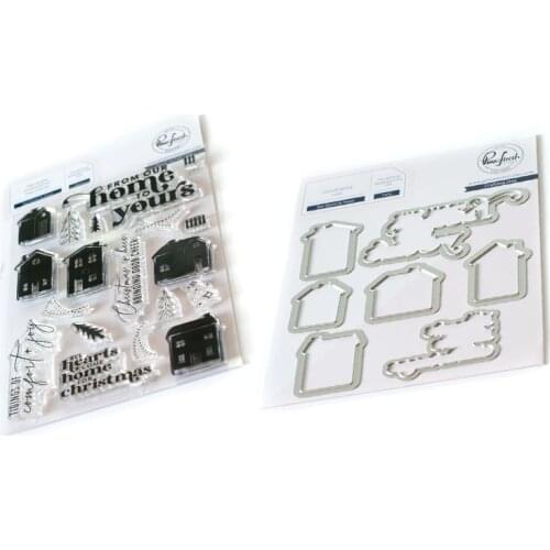 CH Arrival GIFT BOXES Clear Stamps and Cutting Dies Metal Cutting Dies and stamps DIY Scrapbooking Card Stencil Paper Craft Hand