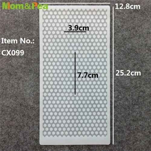 CX099 Rectangle With Holes Silicone Mold Chocolate Ornamental Fondant Mould Cake Decoration Tools