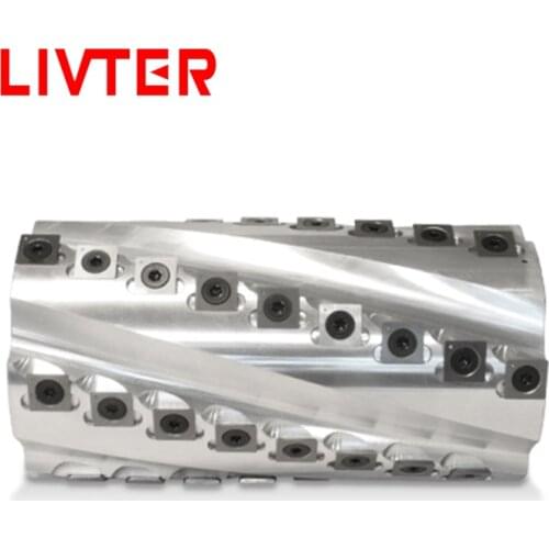 Woodworking Tools Cutter Head Alloy Tipped Knifes Helical Aluminum alloy cutter head cutterhead knife for woodworking machine