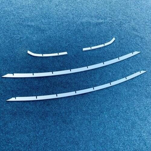 For Toyota Harrier Venza 2020 2021 ABS Chrome Front Upper+Lower Grille Cover Decorate Trim car styling Accessories