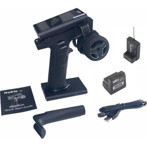 Flysky FS-NB4 2.4G 4CH Noble Radio Transmitter with FGR4 & FGR4S Receiver HVGA 3.5 inch TFT Color Screen for RC Car/Boat