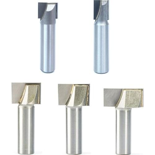 3pc 6mm 8mm 12.7mm 1/2" Cleaning bottom Engraving Bit solid carbide router bit Woodworking Tools CNC milling cutter endmill wood