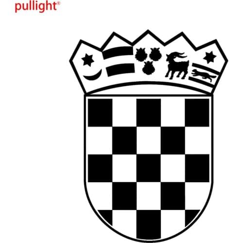 Fashion Attractive Croatian Crest Vinyl Decals Coat of Arms Sticker Decal Car Truck Window Bumper Car Stickers