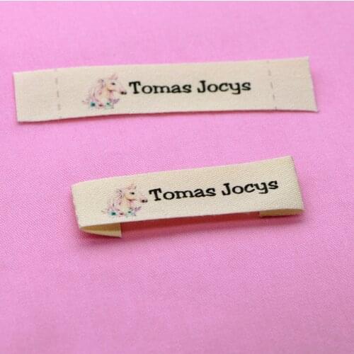 Custom Clothing Labels , Personalized Brand, Cotton printed Tags, Handmade label, Logo or Text, Watercolor Labels (FR051)