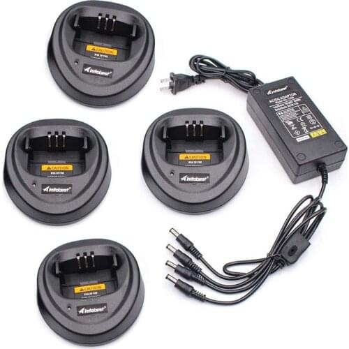 WPLN4137 WPLN4139 4 Base Multi Unit Charger for for MOTOROLA Radios CP200 EP450 CP040 CP140 CP180 DP1400 GP3688 PR400 DEP450