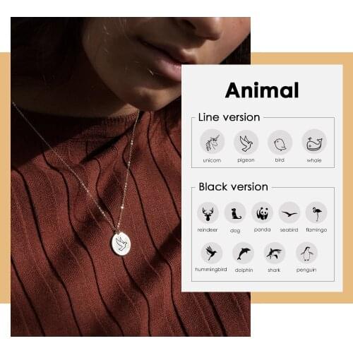 JUJIE Fashion Tiny Animal Necklace Women Exquisite Choker Necklace Femme Jewelry Gift Accessory