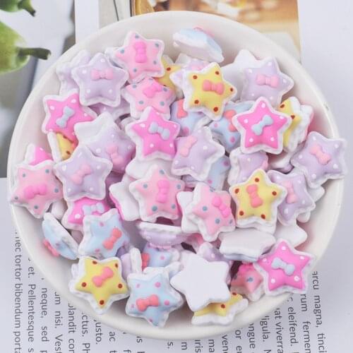 10pcs/lot Resin Charms for Slime Filler DIY Ornament Phone Decoration Lizun Slime Mobile Case Earring Hair Wear DIY Material
