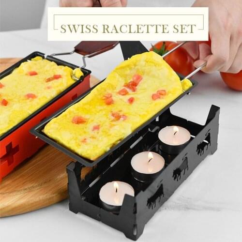 1 pc Practical Cheese Roasters Mini Cheese Grill Non-Stick Baking Tray Butter Cheese Barbecue Dish Household BBQ Kitchen Tools