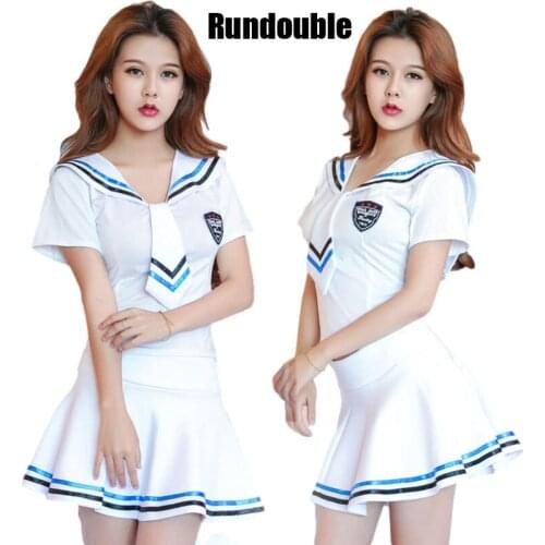 Sexy Schoolgirl Costumes Women Student Uniform Adult Ladies Fantasy School Girl Night Club Role Playing Game Outfit Fancy Dress