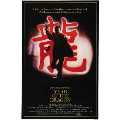 YEAR OF THE DRAGON Movie Art Film Print Silk Poster Home Wall Decor 24x36inch