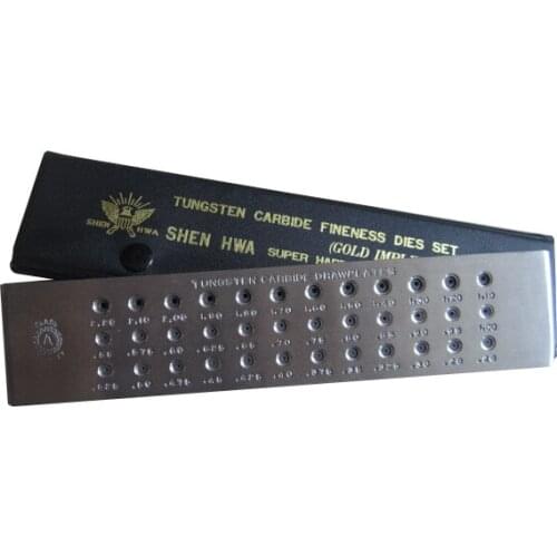 Free Shipping 20 Holes Horse Eye Shape Drawplates Hole Size Jewelry Tool Manufacturer 3.10-5.00mm Tungsten Carbide Drawplate