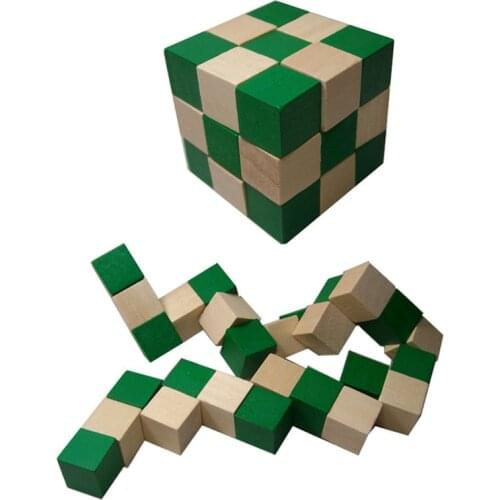 Magic Cube Kong Ming lock magic ruler Intelligence Lock Traditional Wooden Brain Teaser Puzzle Educational Toys I0059