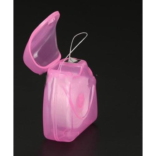 1PC 50m Plastic Oral Care Essential Floss Dental Floss with Case Dental Hygiene Teeth Clean Flosser Tooth Cleaning Pick Tool