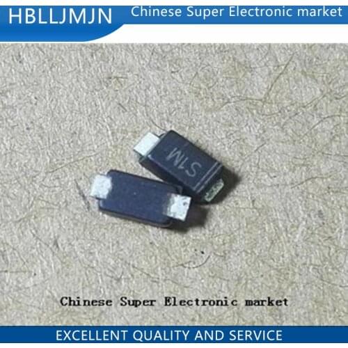 100PCS 1N4007 SOD123 MARKING S1M OR A7 1206 SMD