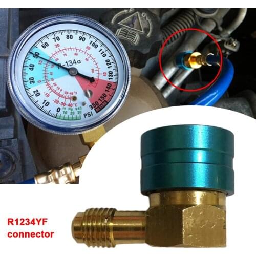 Car R1234YF AC Quick Coupler Adapter Connector High And Low Voltage Connector For R12/R134a Air Conditioning Refrigerant Tool