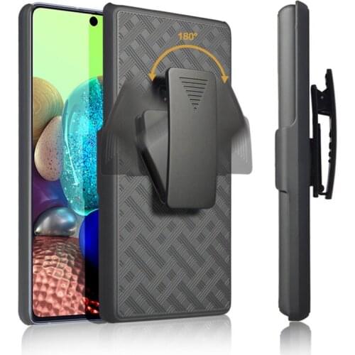 Running Sport Holster Back Case for Samsung A71 5G Swivel Belt Clip Cover for Galaxy A71 5G A716 A716U Armband Wrist Holder