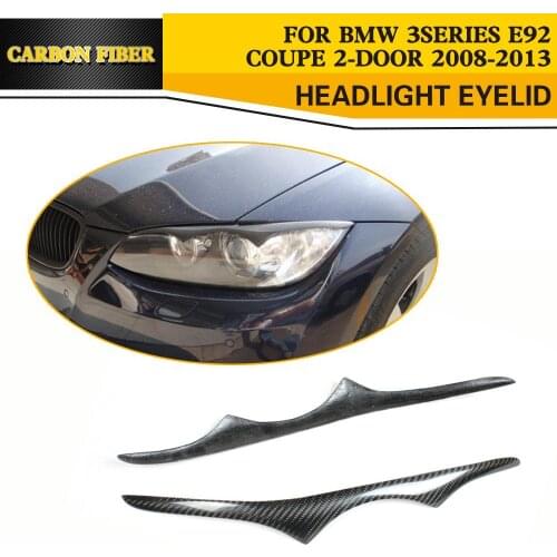 Carbon Fiber Car Eyelid Trim Eyebrows for BMW E92 E93 M3 Coupe 2008-2013