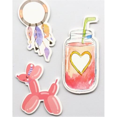 CRZCrafter Cardboard Dimensional Stickers Self Adhesive Crafts Embellishments Mini Pack Scrapbooking Cardmaking Decorations