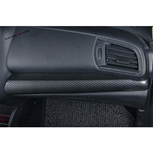 Yimaautotrims Co-pilot Central Control Instrument Decoration Panel Interior Cover Trim Fit For Honda FIT JAZZ 2014 - 2018 ABS