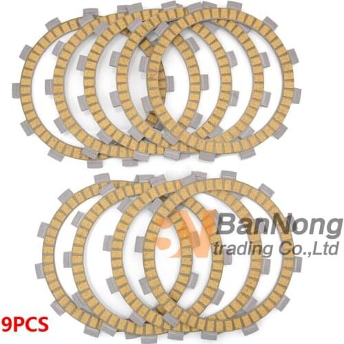 8PCS Motorcycle Paper base Clutch Friction Discs Plates For YAMAHA YZF-R6 YZF 600 R6 World GP 50th Anniversary W Flames 60th Edi