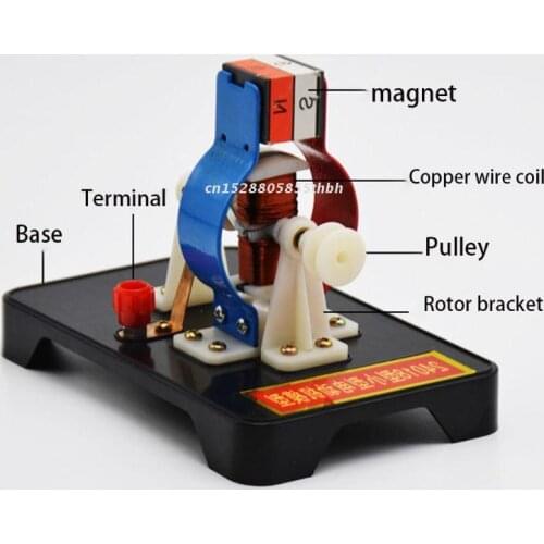 DIY Simple DC Electric Motor Model Assemble Kit for Kids Educational Toys