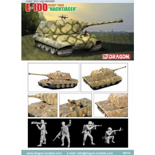 Dragon 1/35 6011X WWII German "NACHTJAGER" Heavy Tank model kit