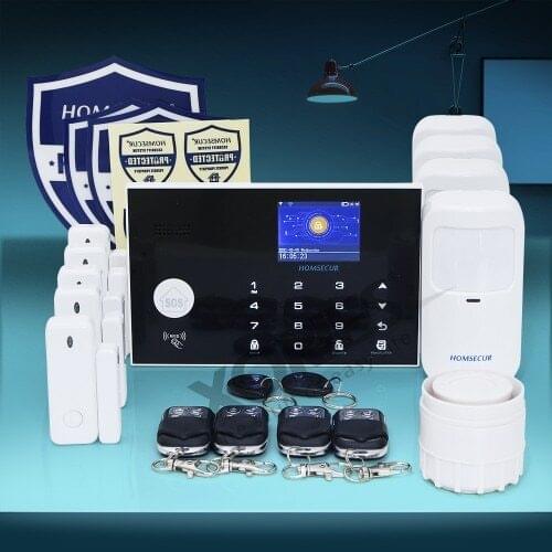 HOMSECUR Wireless&Wired 4G/GSM WIFI Home Security Alarm System For Elderly Daily Life Care