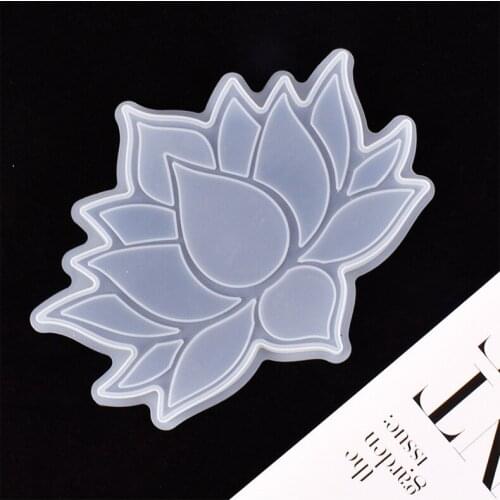 Crystal Epoxy DIY New Multi-purpose Flower Coaster Set Table Silicone Mold Resin Creative Handmade
