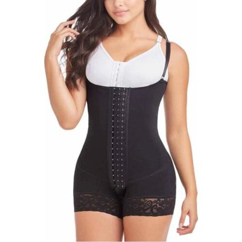 WomenS Bodyshaper Butt Lifter Open Bust Tummy Control Hook And Eye Closure Adjustable Thin Shoulder Strap Lace Shapewear