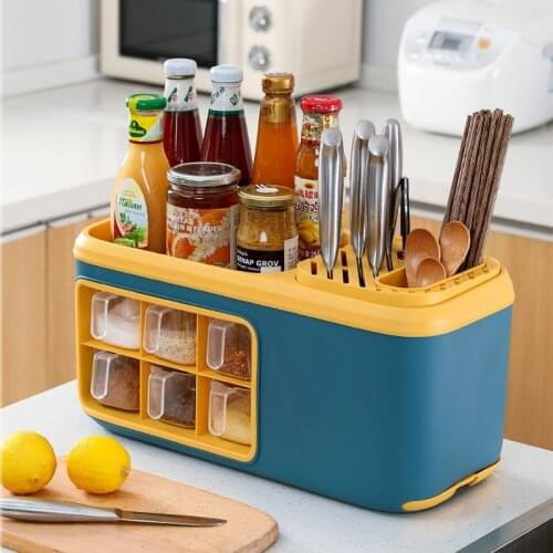 Kitchen Spice Organizer Rack Multi-Function Storage Shelf Kitchen Cabinet Cupboard Organizer Kitchen Storage Rack Organizer new