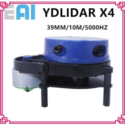 EAI YDLIDAR X4 LIDAR Laser Radar Scanner Ranging Sensor Module 10m 5k Ranging for ROS Navigation obstacle avoidance SLAM mapping